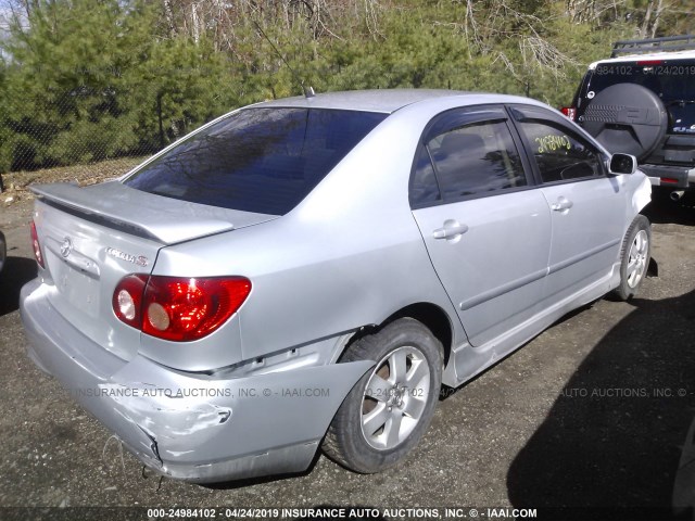 2T1BR32E77C734661 - 2007 TOYOTA COROLLA CE/LE/S SILVER photo 4