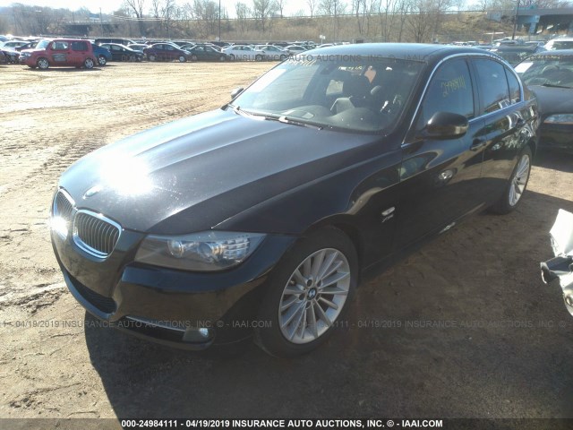 WBAPL33519A406386 - 2009 BMW 335 XI BLACK photo 2