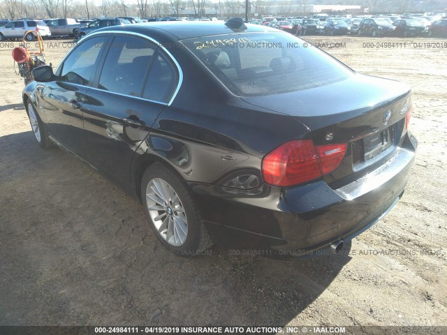 WBAPL33519A406386 - 2009 BMW 335 XI BLACK photo 3