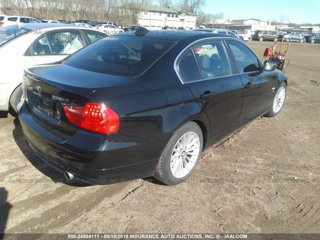 WBAPL33519A406386 - 2009 BMW 335 XI BLACK photo 4