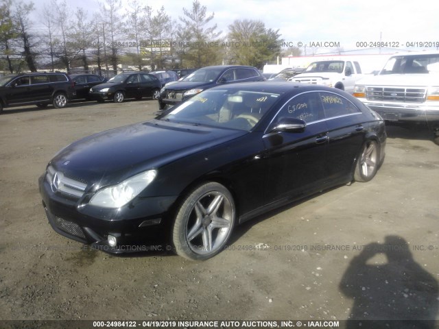 WDDDJ7CB1AA165755 - 2010 MERCEDES-BENZ CLS 550 BLACK photo 2