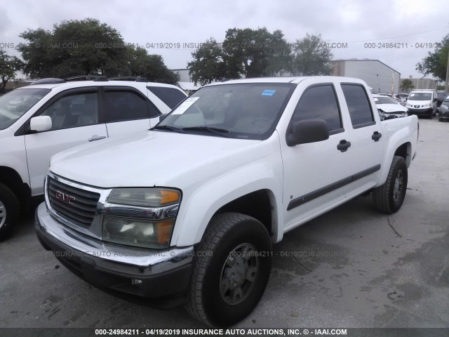 1GTDT13EX88168666 - 2008 GMC CANYON WHITE photo 2