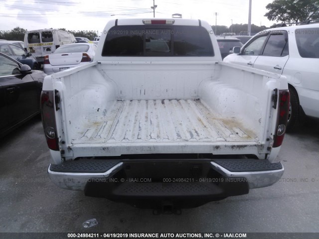 1GTDT13EX88168666 - 2008 GMC CANYON WHITE photo 6