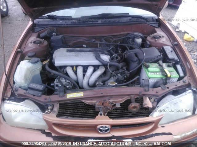 2T1BR18E0WC034989 - 1998 TOYOTA COROLLA VE/CE/LE 橙色 照片 10
