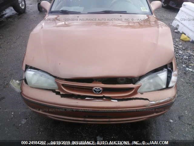 2T1BR18E0WC034989 - 1998 TOYOTA COROLLA VE/CE/LE 橙色 照片 6