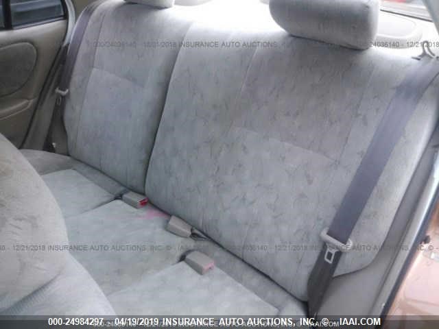 2T1BR18E0WC034989 - 1998 TOYOTA COROLLA VE/CE/LE 橙色 照片 8