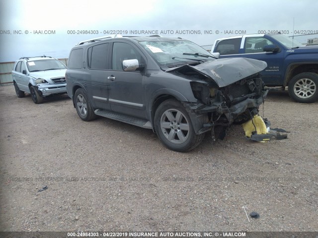 5N1BA0NF6BN623501 - 2011 NISSAN ARMADA PLATINUM GRAY photo 1