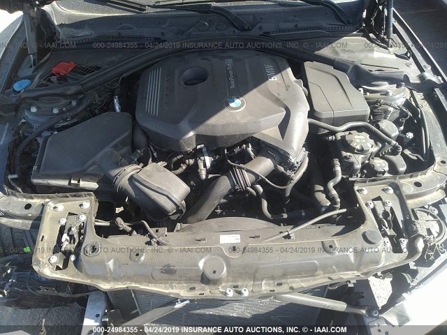 WBA4F7C57HG786248 - 2017 BMW 430I GRAN COUPE BLACK photo 10