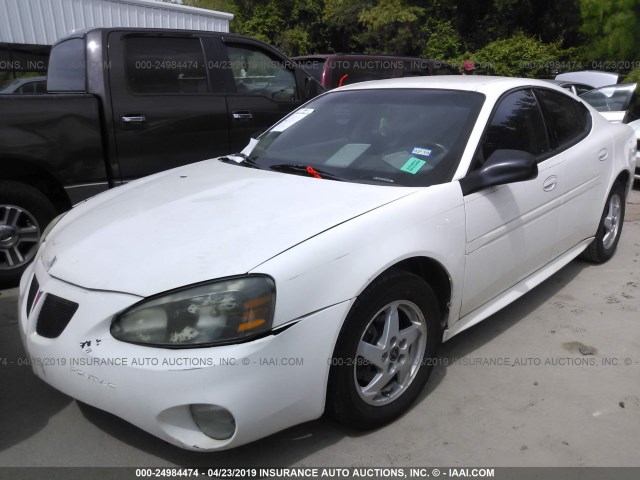 2G2WS522241204460 - 2004 PONTIAC GRAND PRIX GT2 თეთრი ფოტო 2