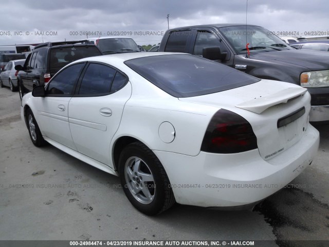 2G2WS522241204460 - 2004 PONTIAC GRAND PRIX GT2 თეთრი ფოტო 3