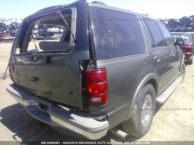 1FMPU18LX1LA08156 - 2001 FORD EXPEDITION EDDIE BAUER GREEN photo 4