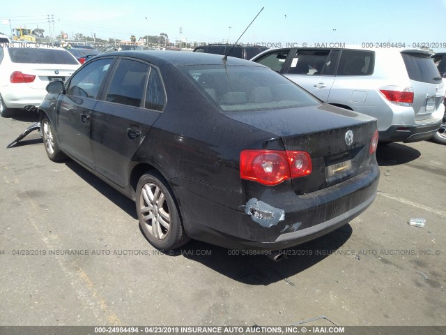 3VWPG71K27M070932 - 2007 VOLKSWAGEN JETTA 2.5 BLACK photo 3