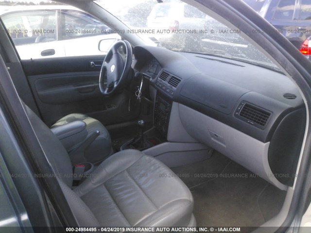 3VWSE69M03M137988 - 2003 VOLKSWAGEN JETTA GLS GRAY photo 5