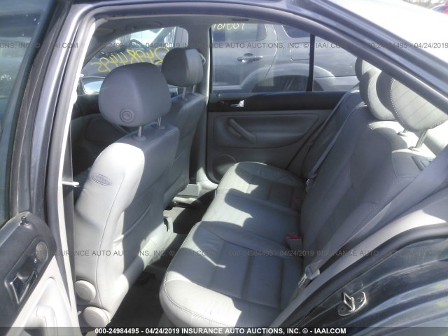 3VWSE69M03M137988 - 2003 VOLKSWAGEN JETTA GLS GRAY photo 8