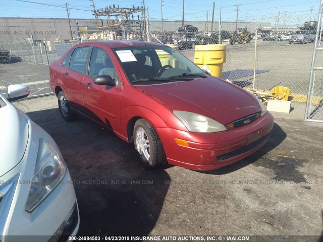 1FAFP38Z24W155944 - 2004 FORD FOCUS ZTS RED photo 1