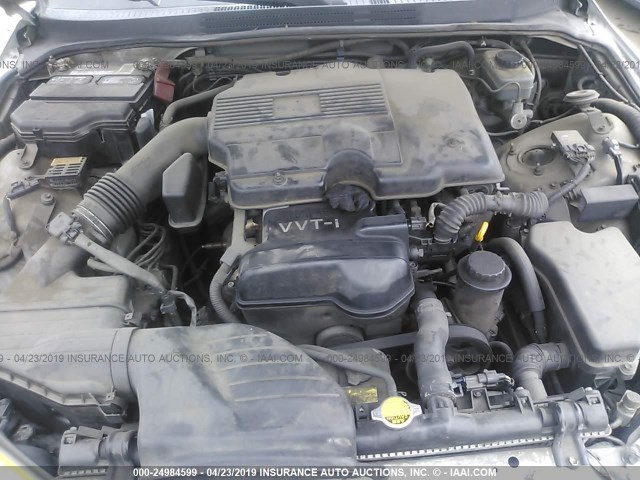 JTHBD192620046327 - 2002 LEXUS IS 300 SILVER photo 10