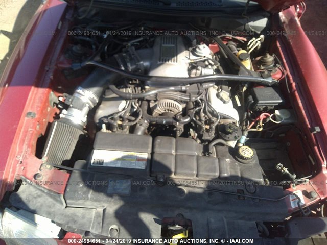 1FALP47V9TF109999 - 1996 FORD MUSTANG COBRA RED photo 10