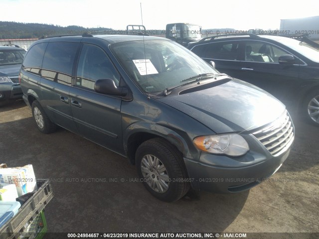 1A4GP44R66B568111 - 2006 CHRYSLER TOWN & COUNTRY LX BLUE photo 1