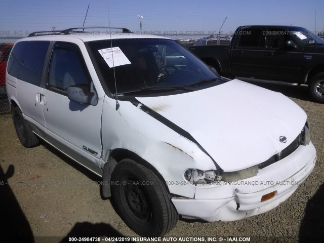 4N2DN11WXSD810756 - 1995 NISSAN QUEST XE/GXE WHITE photo 1