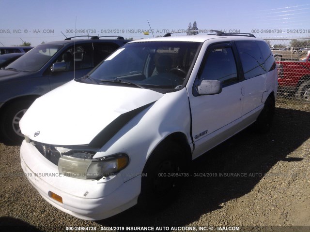 4N2DN11WXSD810756 - 1995 NISSAN QUEST XE/GXE WHITE photo 2