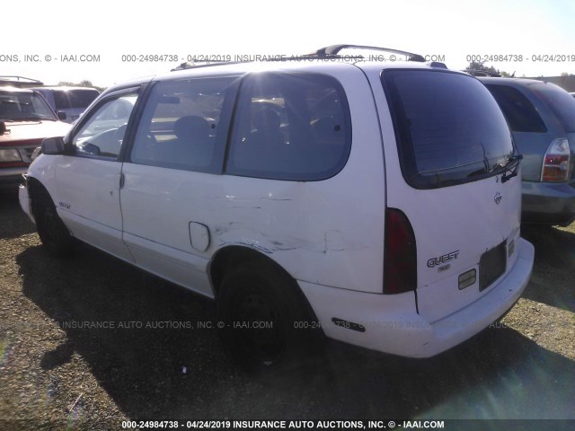 4N2DN11WXSD810756 - 1995 NISSAN QUEST XE/GXE WHITE photo 3