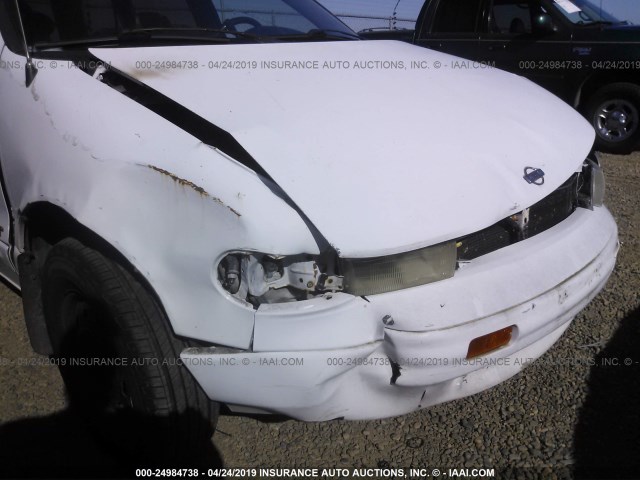 4N2DN11WXSD810756 - 1995 NISSAN QUEST XE/GXE WHITE photo 6