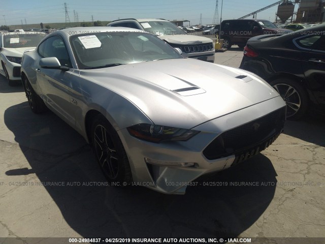 1FA6P8CF9J5143382 - 2018 FORD MUSTANG GT SILVER photo 1