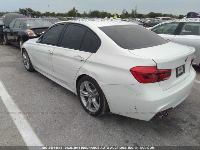 WBA8B9G50HNU49225 - 2017 BMW 330 I WHITE photo 3