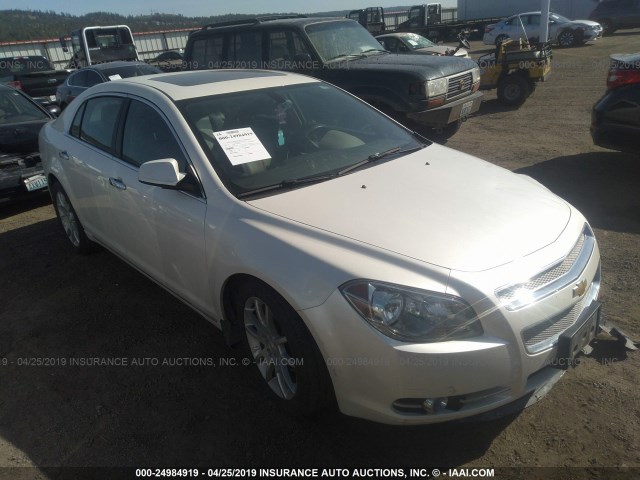 1G1ZE5E02CF151446 - 2012 CHEVROLET MALIBU LTZ WHITE photo 1