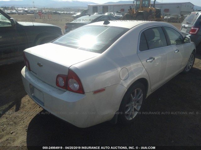 1G1ZE5E02CF151446 - 2012 CHEVROLET MALIBU LTZ WHITE photo 4