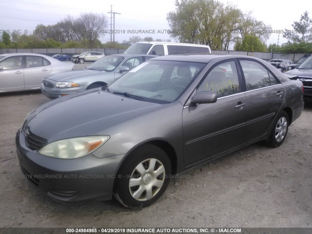 4T1BE32K14U827350 - 2004 TOYOTA CAMRY LE/XLE/SE GRAY photo 2