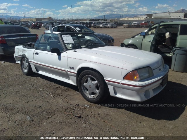 1FACP45E9PF163795 - 1993 FORD MUSTANG GT/COBRA GT WHITE photo 1