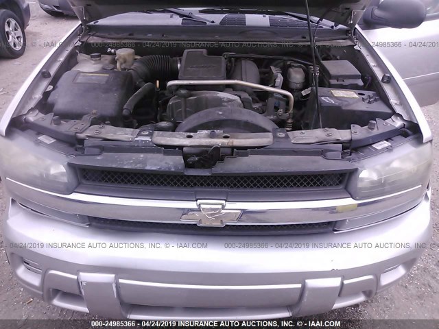 1GNDS13S672130921 - 2007 CHEVROLET TRAILBLAZER LS/LT Champagne photo 10