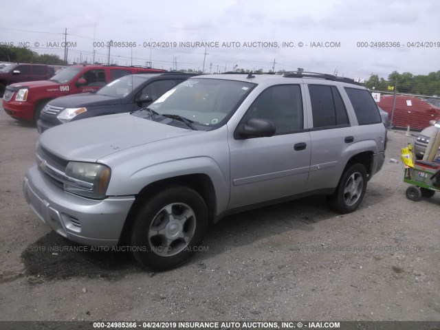 1GNDS13S672130921 - 2007 CHEVROLET TRAILBLAZER LS/LT Champagne photo 2