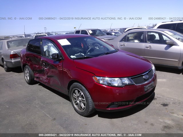 KNAFU4A2XA5061010 - 2010 KIA FORTE EX RED photo 1