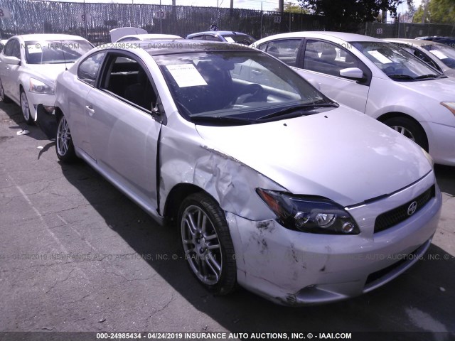 JTKDE167580240095 - 2008 TOYOTA SCION TC SILVER photo 1