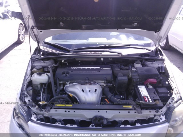 JTKDE167580240095 - 2008 TOYOTA SCION TC SILVER photo 10
