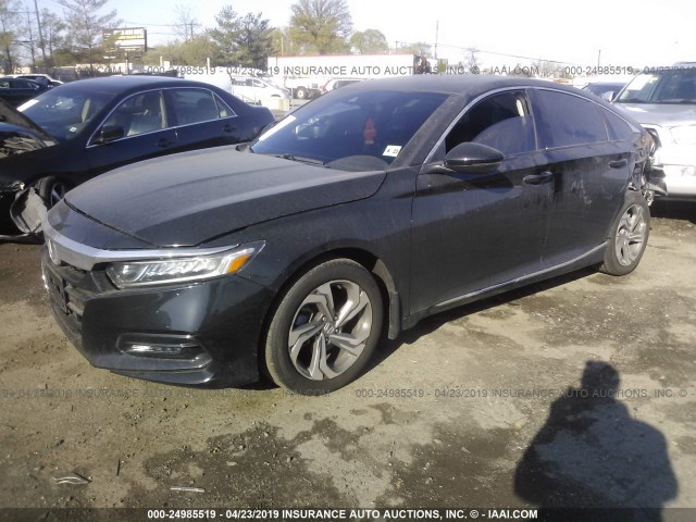 1HGCV1F65JA173770 - 2018 HONDA ACCORD EXL 黑色 照片 2