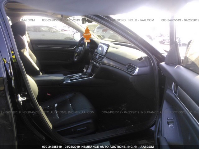 1HGCV1F65JA173770 - 2018 HONDA ACCORD EXL 黑色 照片 5