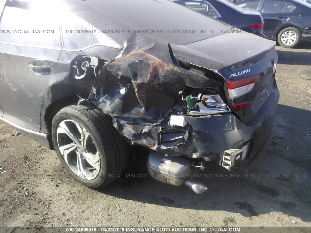 1HGCV1F65JA173770 - 2018 HONDA ACCORD EXL 黑色 照片 6