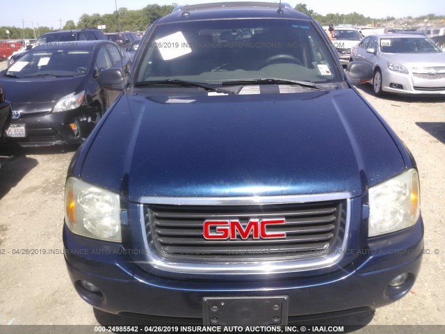 1GKET12S246175990 - 2004 GMC ENVOY XUV BLUE photo 6