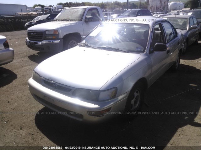 1NXBA02E3VZ595663 - 1997 TOYOTA COROLLA CE SILVER photo 2