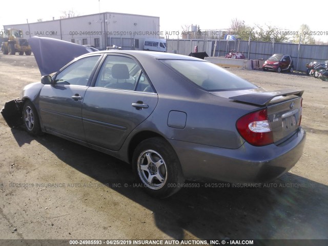 4T1BE32K53U757852 - 2003 TOYOTA CAMRY LE/XLE/SE Pewter photo 3