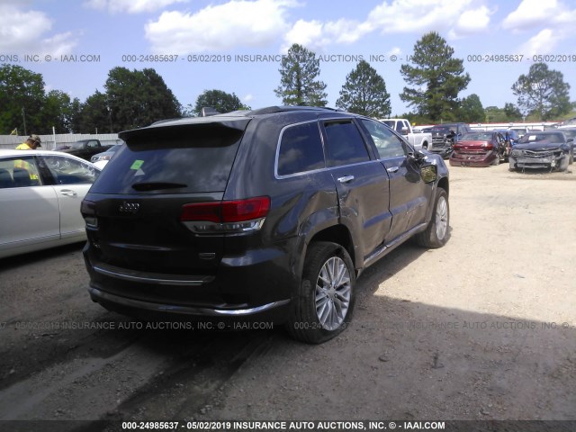 1C4RJFJG1JC331446 - 2018 JEEP GRAND CHEROKEE SUMMIT GRAY photo 4