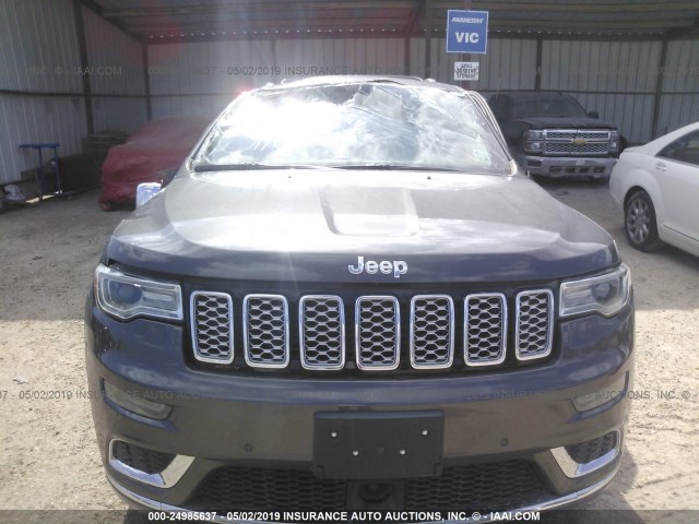 1C4RJFJG1JC331446 - 2018 JEEP GRAND CHEROKEE SUMMIT GRAY photo 6