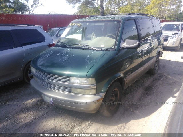 1GNDM19W71B103917 - 2001 CHEVROLET ASTRO GREEN photo 2