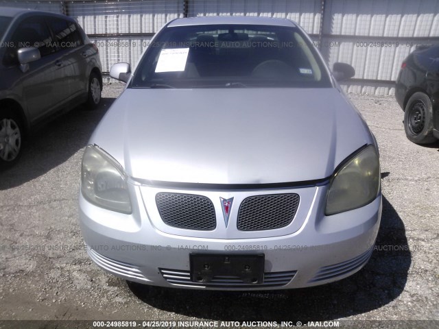 1G2AL18F687217358 - 2008 PONTIAC G5 SILVER photo 6