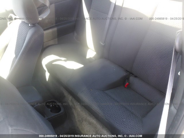 1G2AL18F687217358 - 2008 PONTIAC G5 SILVER photo 8