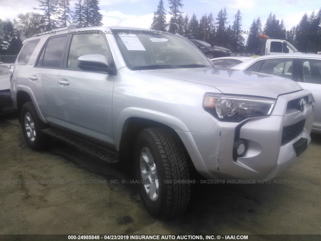 JTEBU5JR7K5671559 - 2019 TOYOTA 4RUNNER SR5/LIMITED/LIMITED NIGHT SILVER photo 1