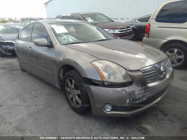 1N4BA41E84C837502 - 2004 NISSAN MAXIMA SE/SL GRAY photo 1